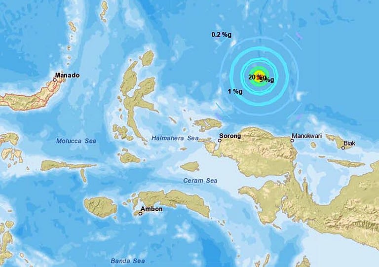 7.4 magnitude quake shakes South Sulawesi : Indonesia earthquake
